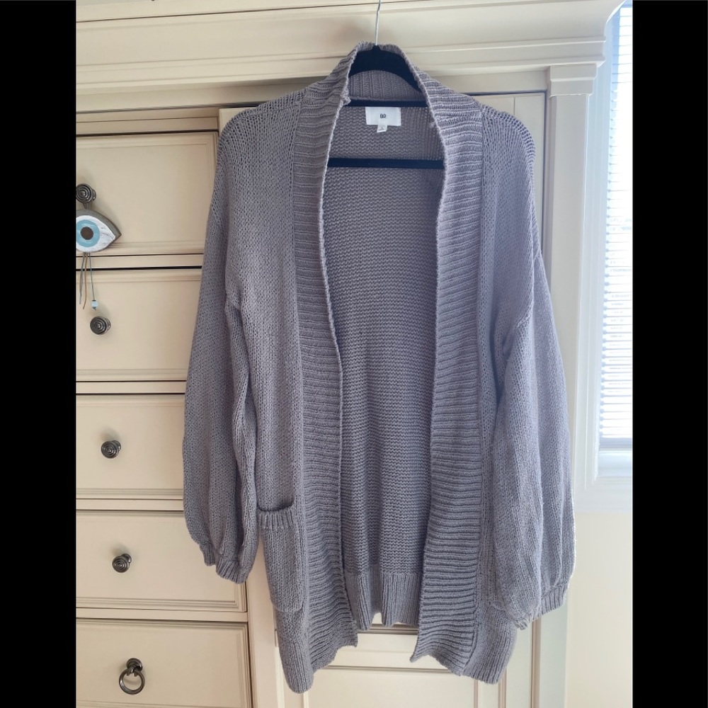 Nordstrom puff sleeve cardigan